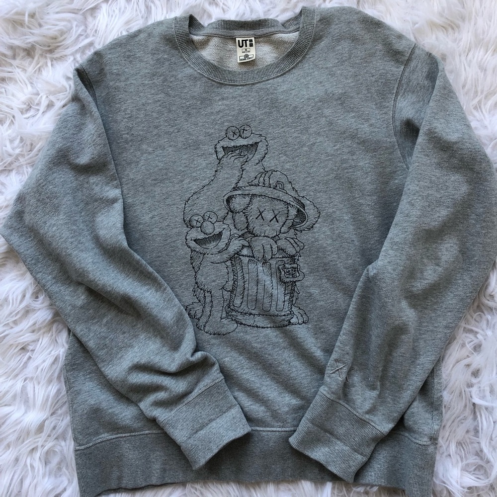 Kaws X Uniqlo X Sesame Street Sweatshirt